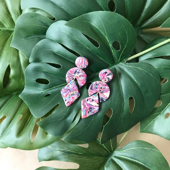 livinbythesun Jewelry - Handmade polymer clay earrings